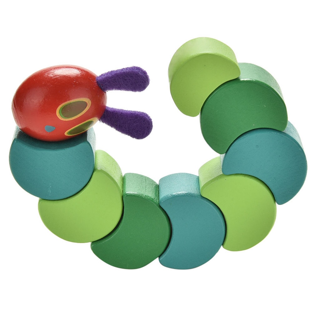 Wood Caterpillar Cute Baby Toy