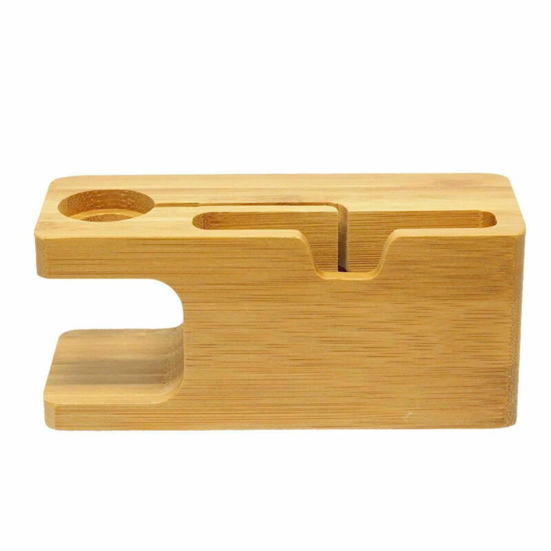 Wood Charging Station for iPhone and iWatch Wood Charging Station for iPhone and iWatch