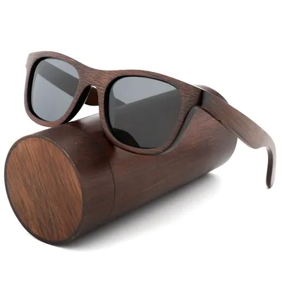 Wood Frame Sunglasses Eyewear Wood Frame Sunglasses Eyewear