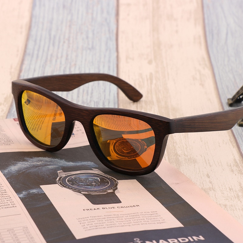 Wood Frame Sunglasses Eyewear Wood Frame Sunglasses Eyewear