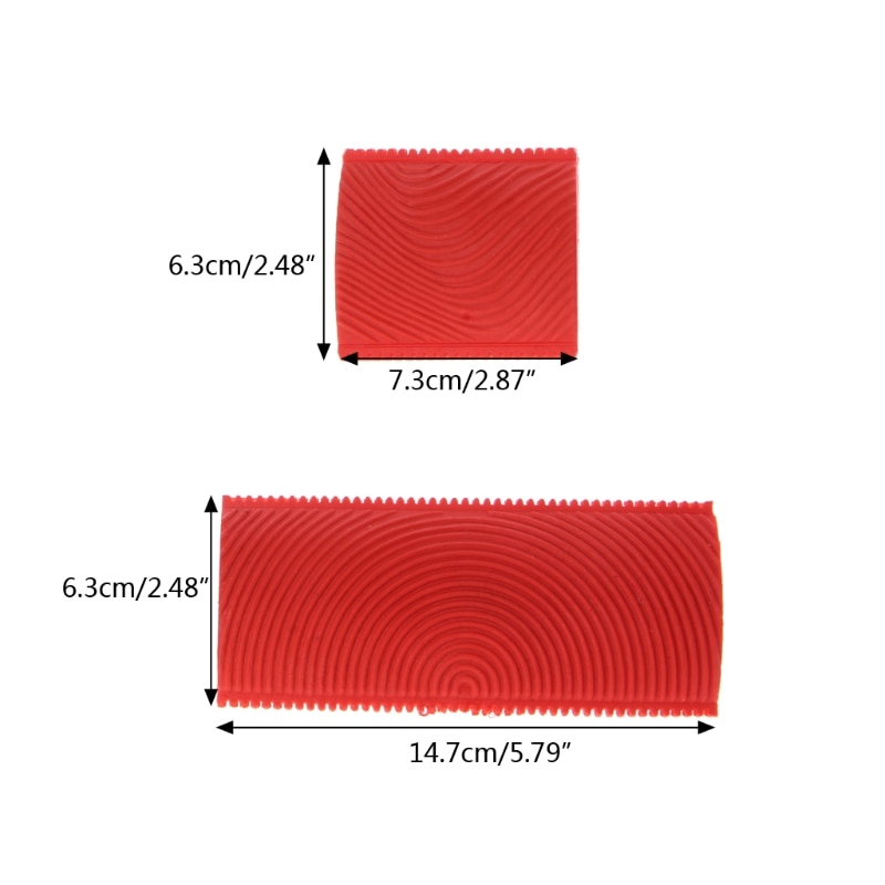 Wood Grain Rubber Painting Tool (2 pcs) Wood Grain Rubber Painting Tool (2 pcs)