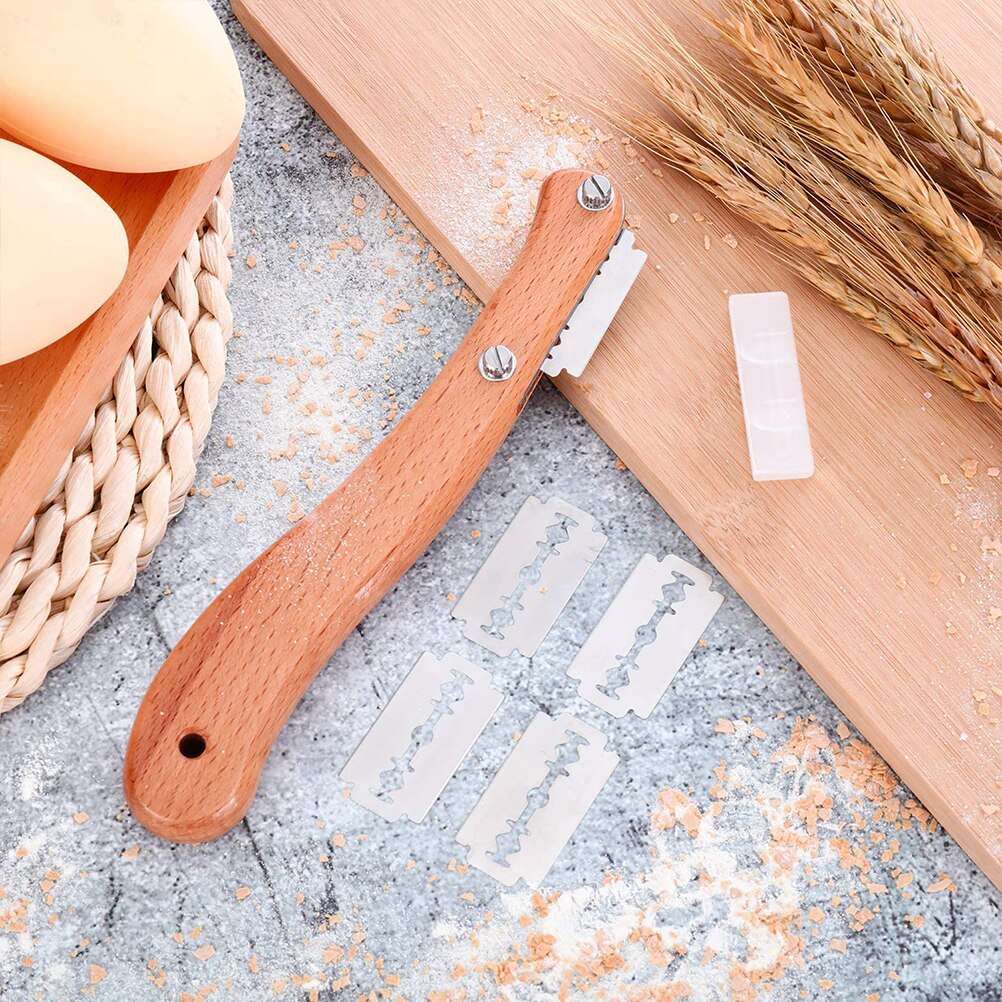Wood Handle Bread Scoring Blade Wood Handle Bread Scoring Blade