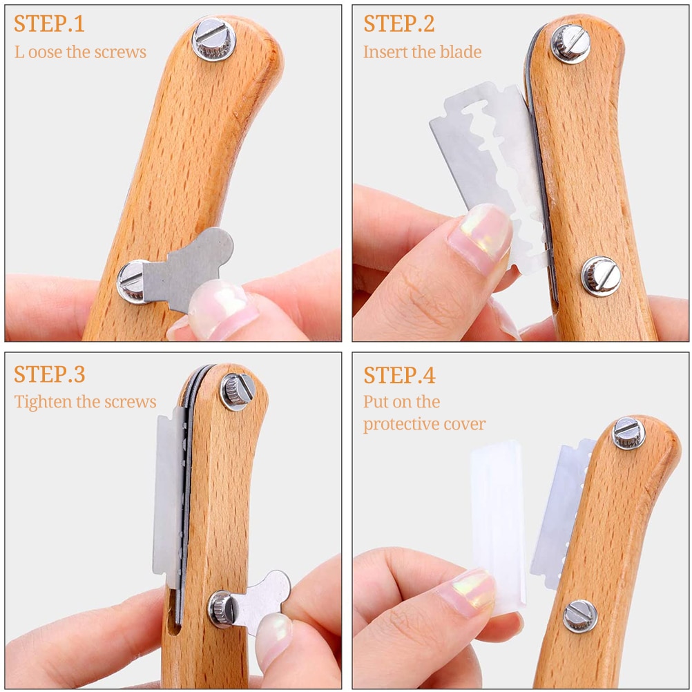 Wood Handle Bread Scoring Blade Wood Handle Bread Scoring Blade