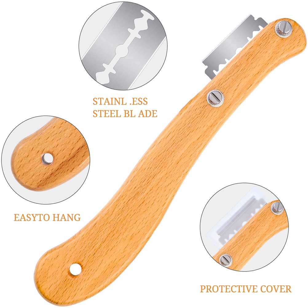 Wood Handle Bread Scoring Blade Wood Handle Bread Scoring Blade