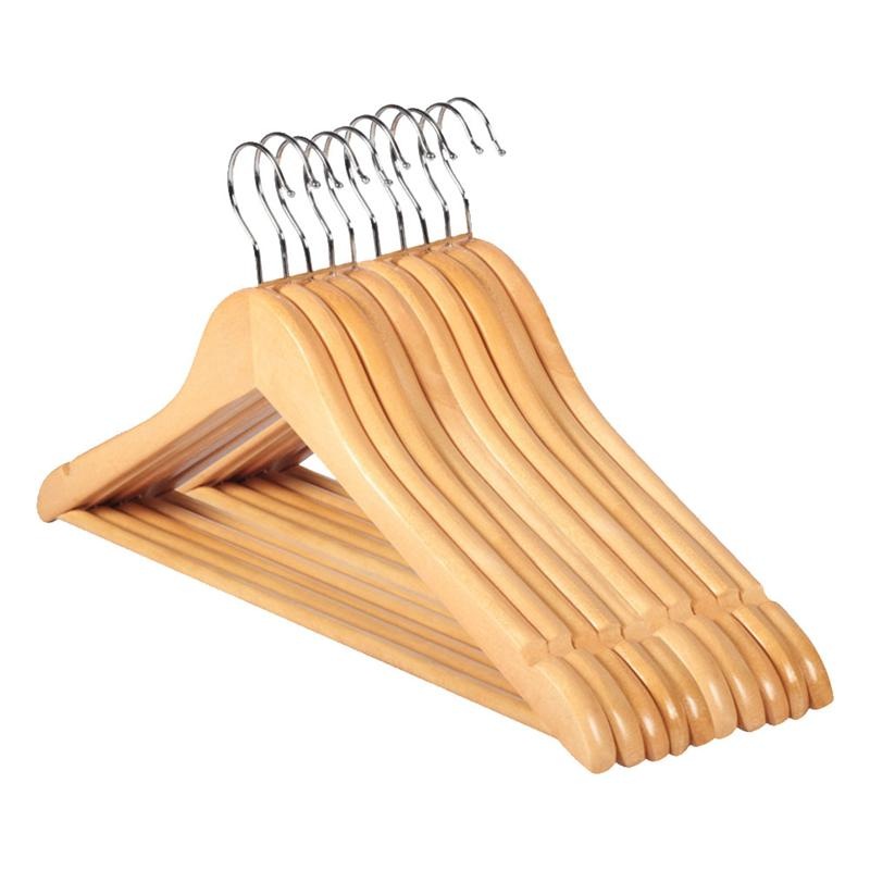 Wood Hangers Closet Organizer (10 pcs) Wood Hangers Closet Organizer (10 pcs)