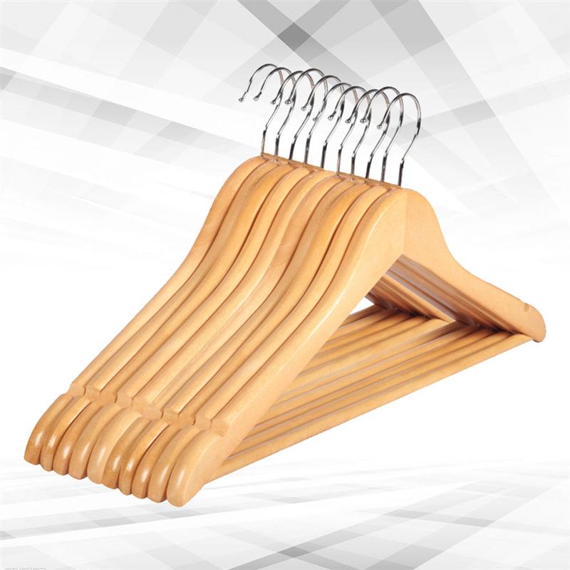 Wood Hangers Closet Organizer (10 pcs)