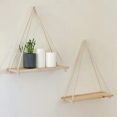 Wood Hanging Shelf Wall Swing Wood Hanging Shelf Wall Swing