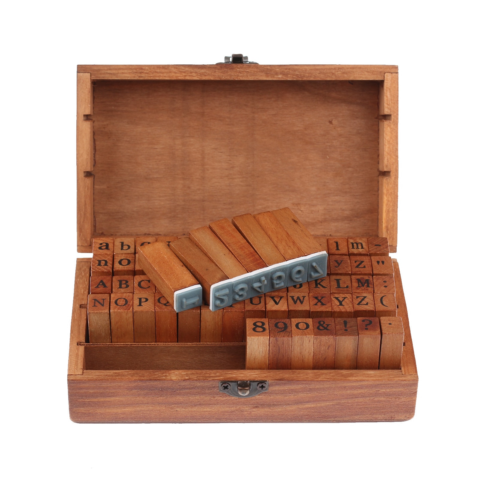 Wood Letter Stamps Set (70 Pcs) Wood Letter Stamps Set (70 Pcs)