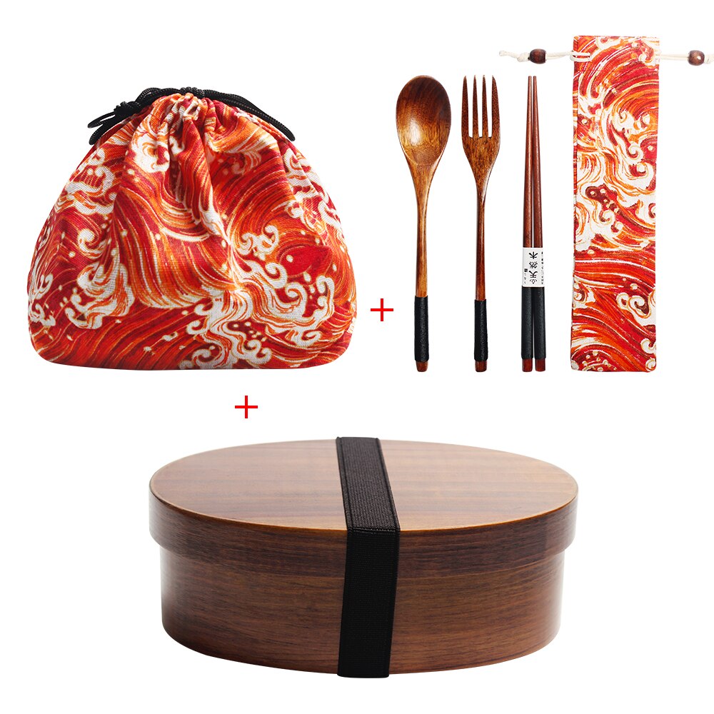 Wood Lunch Box Bento Container Kit Wood Lunch Box Bento Container Kit