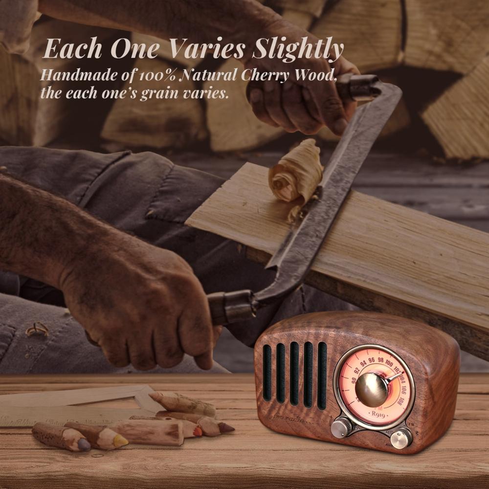 Wood Radio Rechargeable Mini Radio Wood Radio Rechargeable Mini Radio