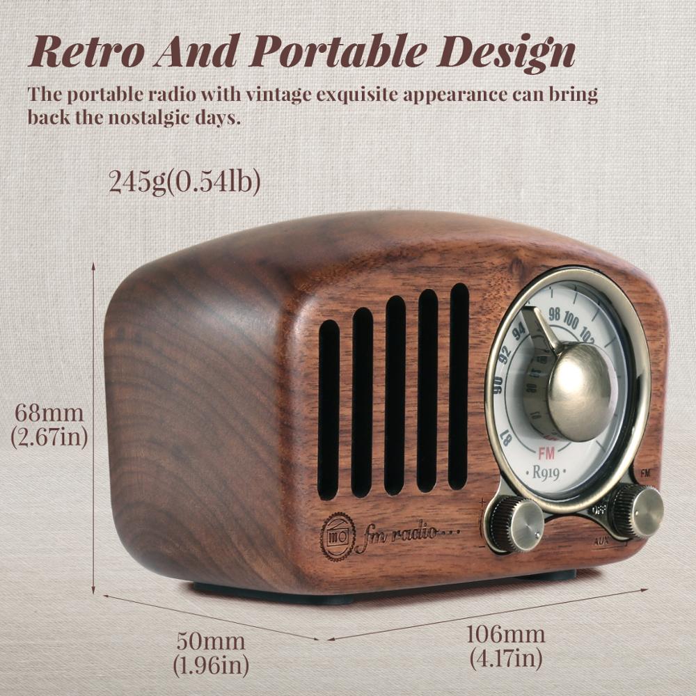 Wood Radio Rechargeable Mini Radio Wood Radio Rechargeable Mini Radio