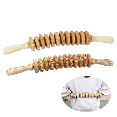 Wood Roller Therapy Massage Tool Wood Roller Therapy Massage Tool