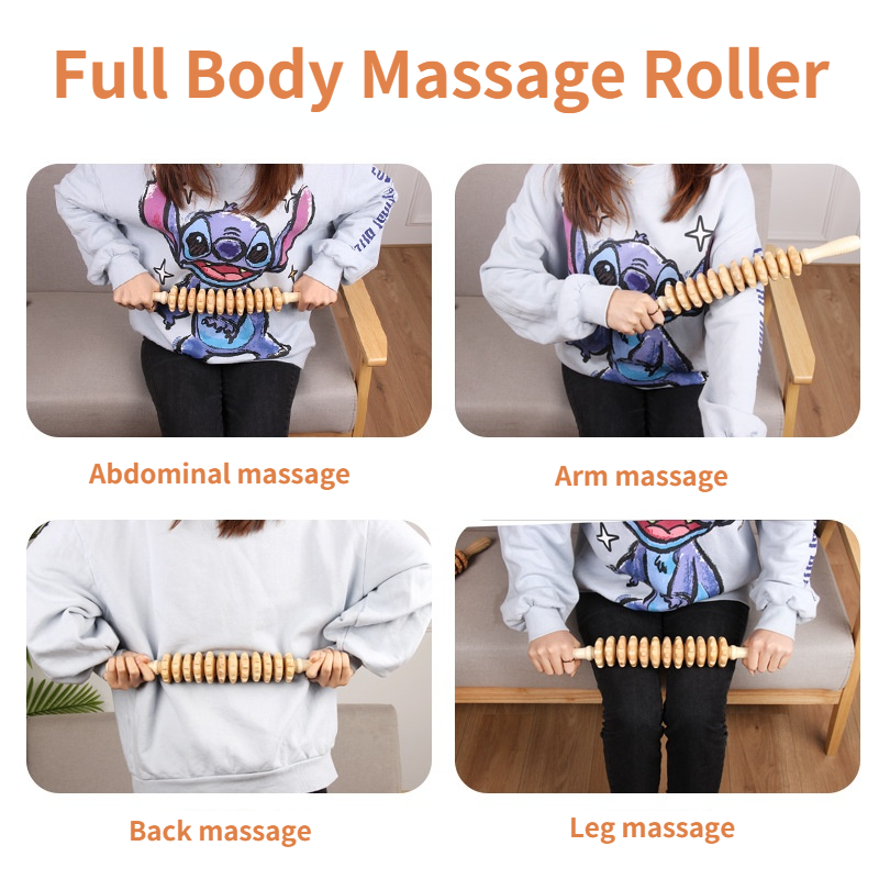 Wood Roller Therapy Massage Tool Wood Roller Therapy Massage Tool