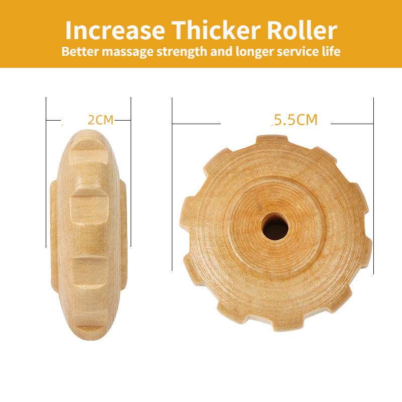 Wood Roller Therapy Massage Tool Wood Roller Therapy Massage Tool