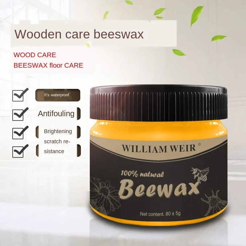 Wood Seasoning Beeswax Household Furniture Polishing Beewax Waterproof Wood Wax Polish Wooden Floor Furniture Care Bee