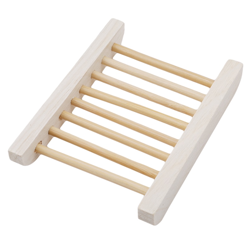Wood Soap Tray Draining Dish