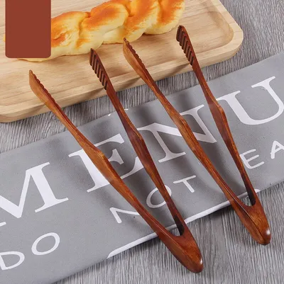 Wood Tongs Bamboo Kitchen Utensil