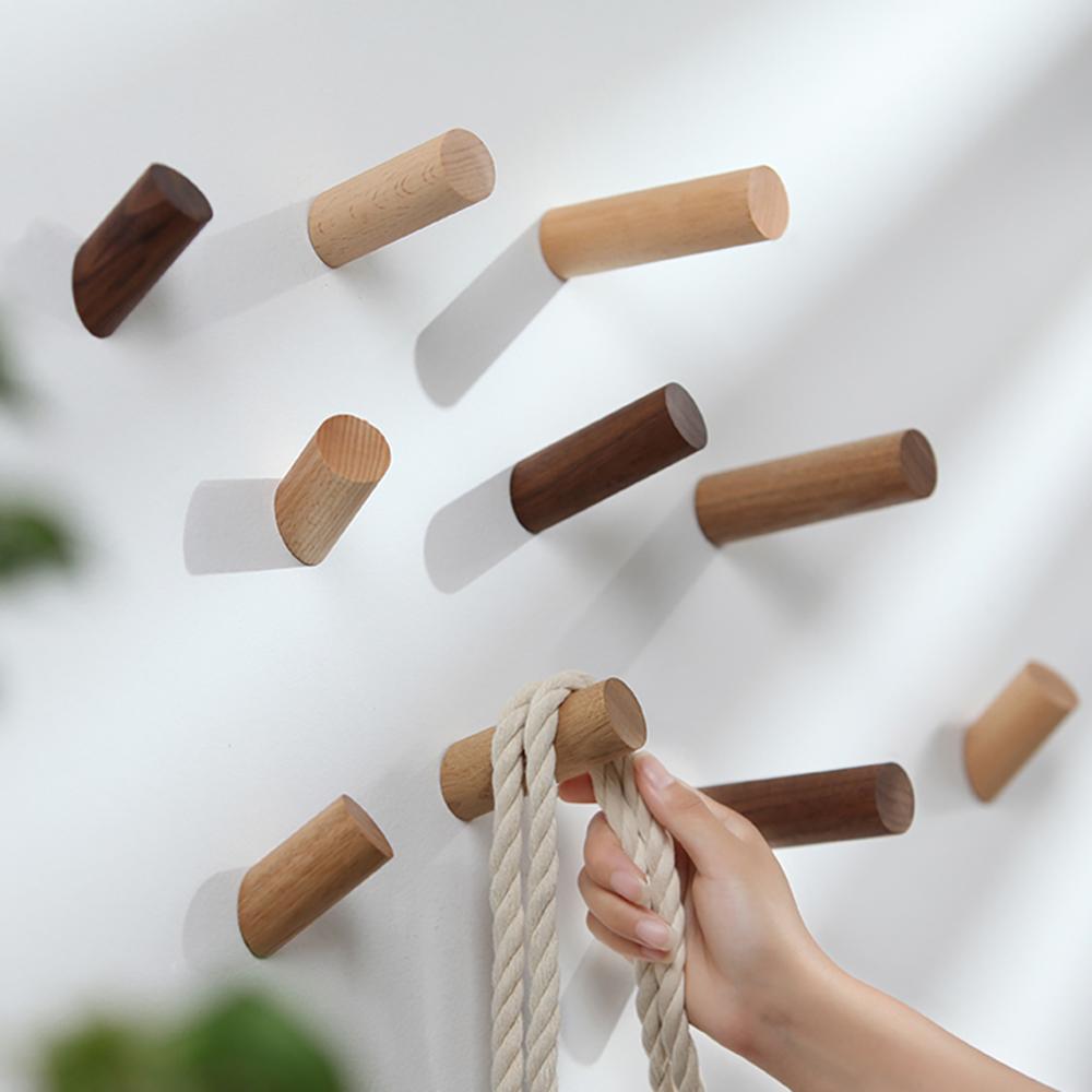Wood Wall Hook Natural Hanger and Decor Wood Wall Hook Natural Hanger and Decor