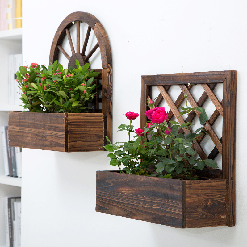 Wood Wall Planter Gardening Supplies (2 pcs)