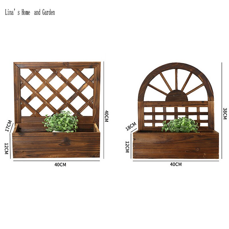Wood Wall Planter Gardening Supplies (2 pcs) Wood Wall Planter Gardening Supplies (2 pcs)
