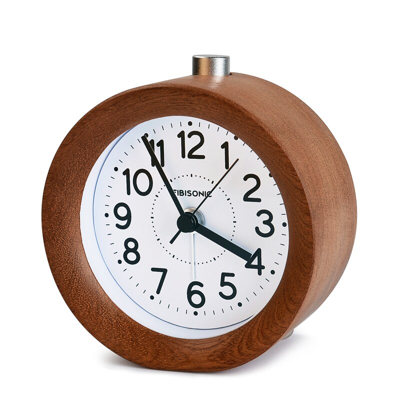 Wooden Alarm Clock Small Round Clock Wooden Alarm Clock Small Round Clock