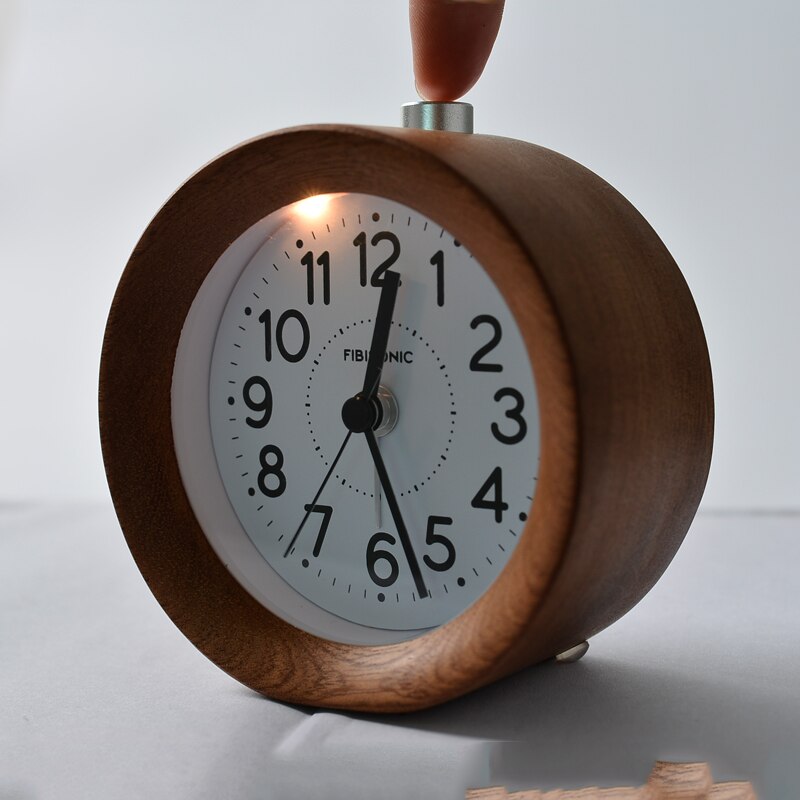 Wooden Alarm Clock Small Round Clock Wooden Alarm Clock Small Round Clock