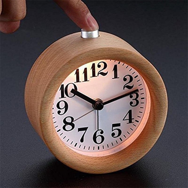Wooden Alarm Desk Clock Wooden Alarm Desk Clock