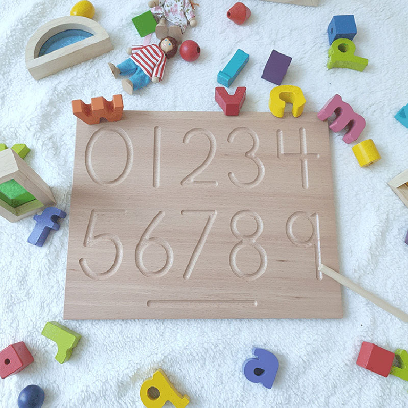 Wooden Alphabet Tracing Board Wooden Alphabet Tracing Board
