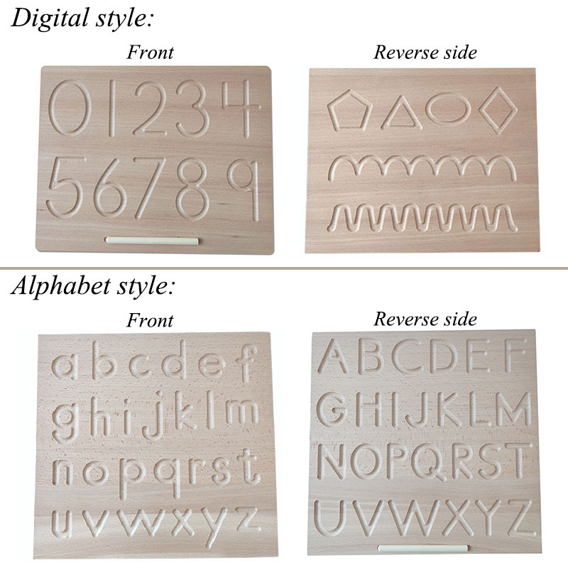 Wooden Alphabet Tracing Board Wooden Alphabet Tracing Board