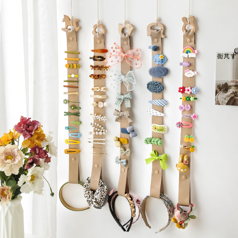 Wooden Animal Hair Accessories Wall Organizer Wooden Animal Hair Accessories Wall Organizer