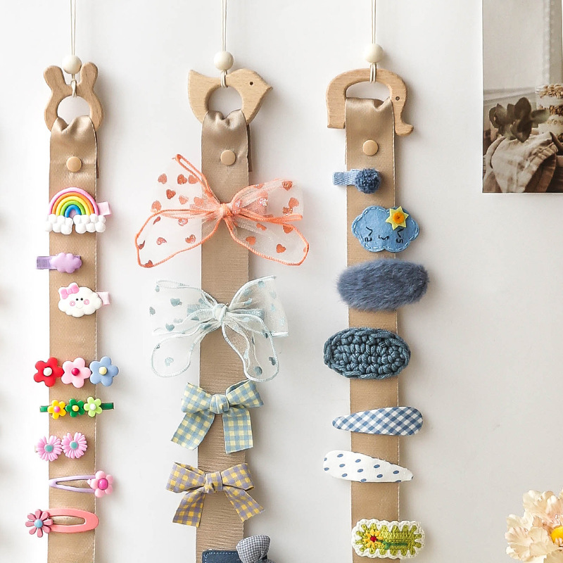 Wooden Animal Hair Accessories Wall Organizer Wooden Animal Hair Accessories Wall Organizer