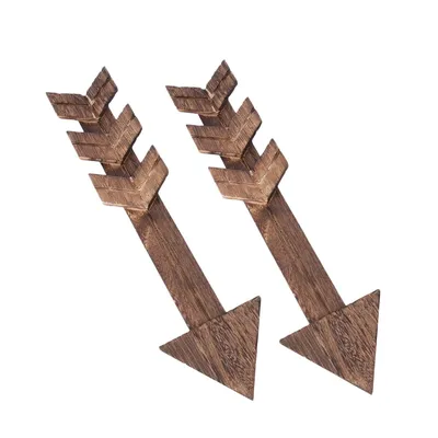Wooden Arrow Wall Decors (2pcs) Wooden Arrow Wall Decors (2pcs)