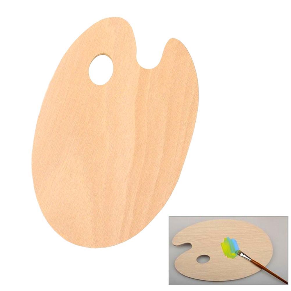 Wooden Artist Palette with Thumb Hole Wooden Artist Palette with Thumb Hole