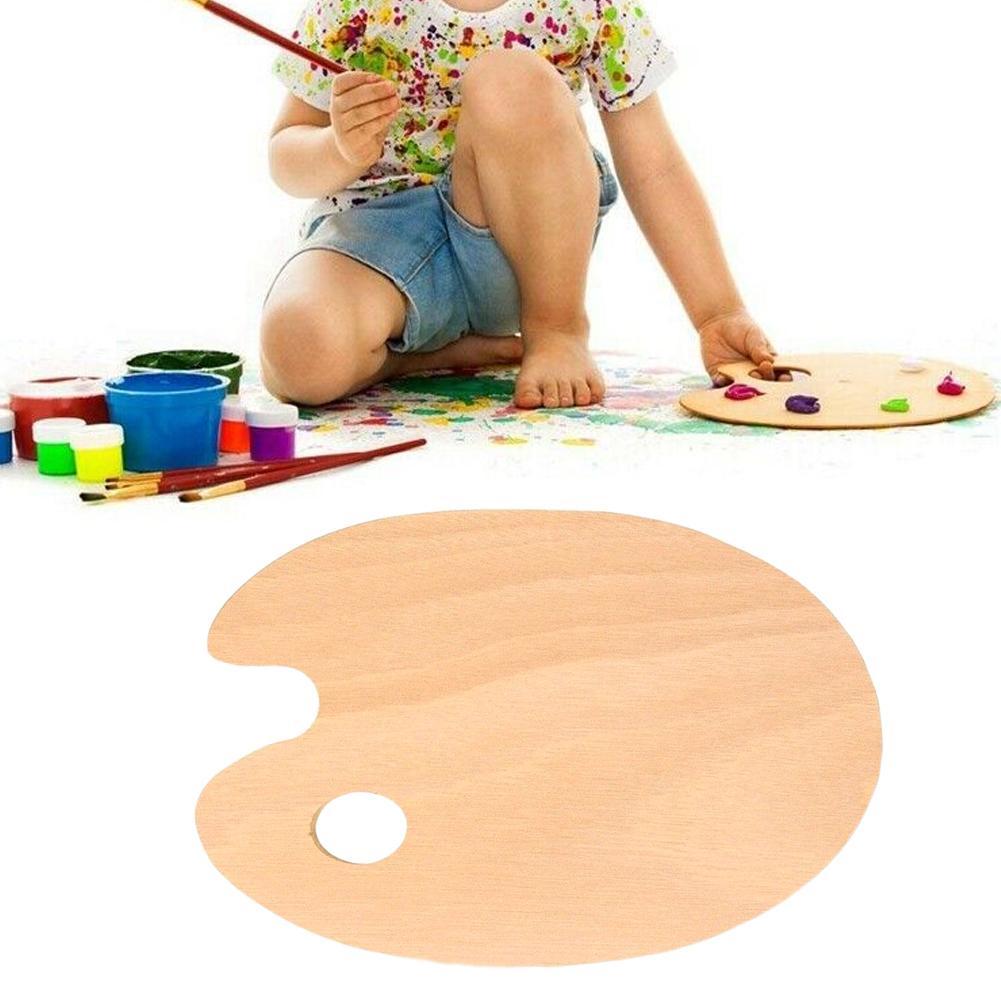 Wooden Artist Palette with Thumb Hole Wooden Artist Palette with Thumb Hole