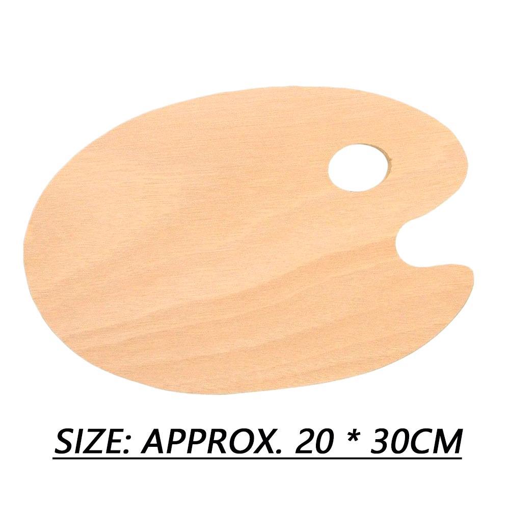 Wooden Artist Palette with Thumb Hole Wooden Artist Palette with Thumb Hole
