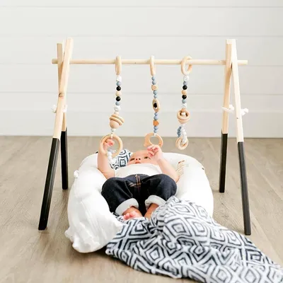 Wooden Baby Gym Simple Elegant Design