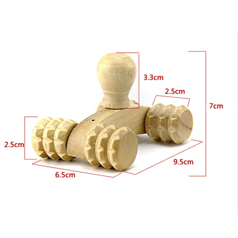 Wooden Back Massager Roller Wooden Back Massager Roller