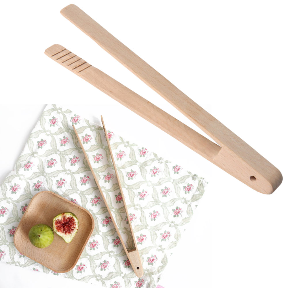 Wooden Bamboo Bread Tongs Wooden Bamboo Bread Tongs