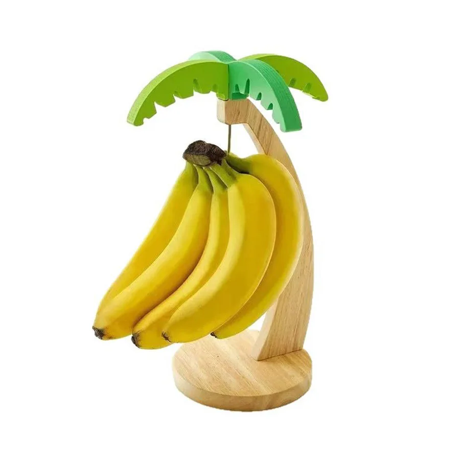Wooden Banana Rack Hanging Kitchen Rack Simulated Leaf Decorative Fruit Vertical Storage Rack with Hook Kitchen Wooden Banana Rack Hanging Kitchen Rack Simulated Leaf Decorative Fruit Vertical Storage Rack with Hook Kitchen