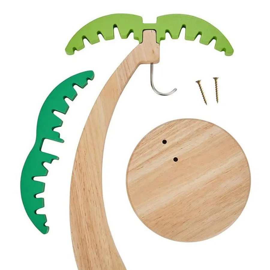 Wooden Banana Rack Hanging Kitchen Rack Simulated Leaf Decorative Fruit Vertical Storage Rack with Hook Kitchen Wooden Banana Rack Hanging Kitchen Rack Simulated Leaf Decorative Fruit Vertical Storage Rack with Hook Kitchen