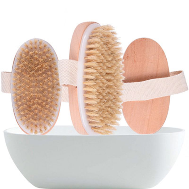 Wooden Base Natural Bath Brush