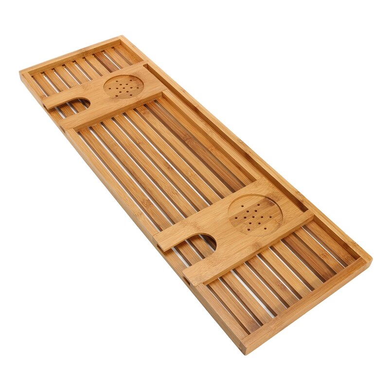 Wooden Bath Tray with Book Stand Wooden Bath Tray with Book Stand