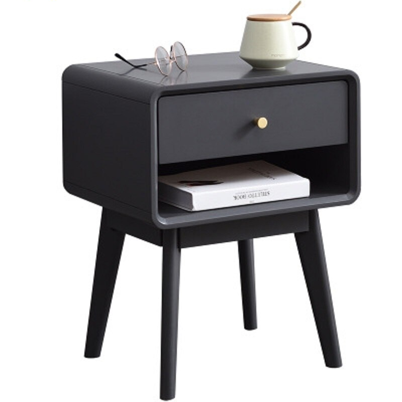 Wooden Bedside Table with Drawer Wooden Bedside Table with Drawer