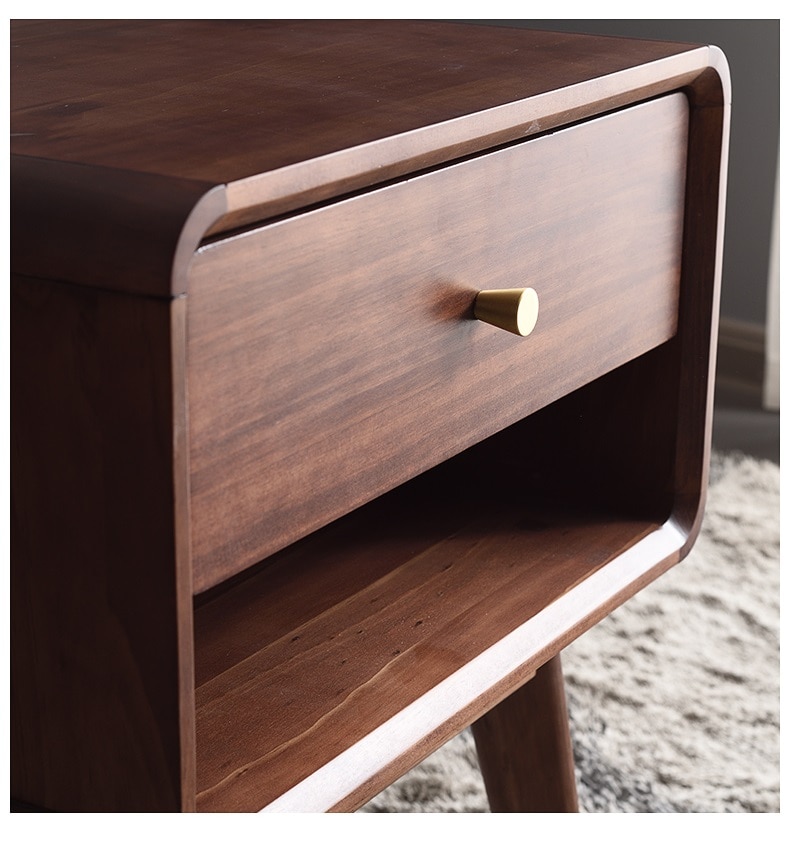 Wooden Bedside Table with Drawer Wooden Bedside Table with Drawer