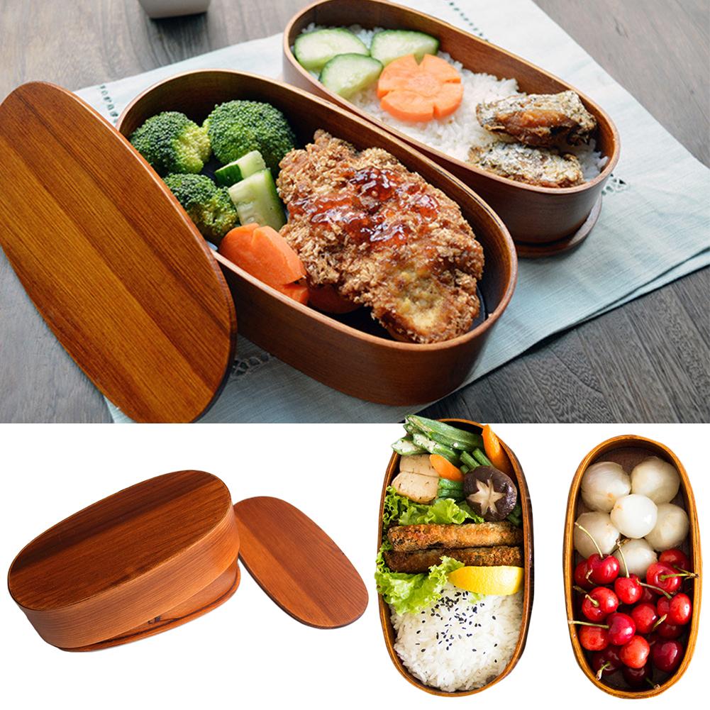 Wooden Bento Box Double-Layer Container Wooden Bento Box Double-Layer Container