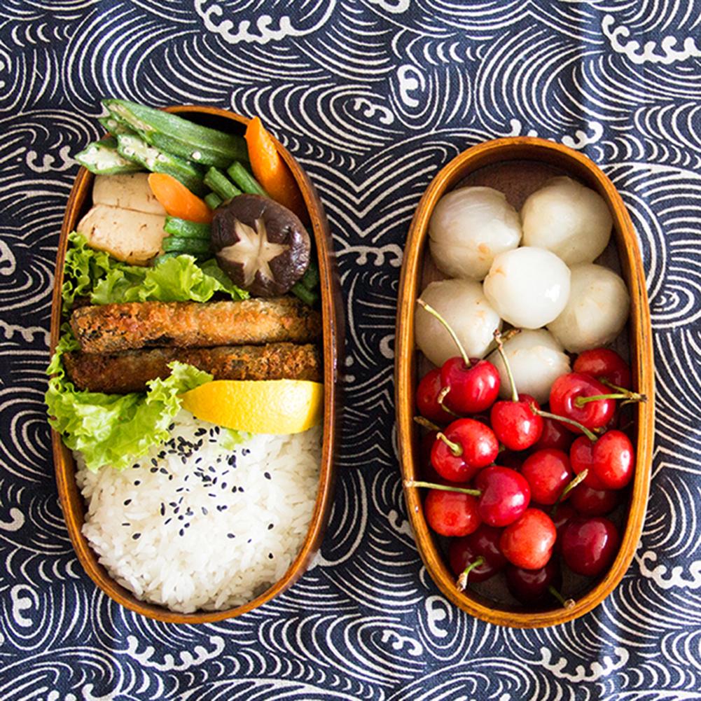 Wooden Bento Box Double-Layer Container Wooden Bento Box Double-Layer Container