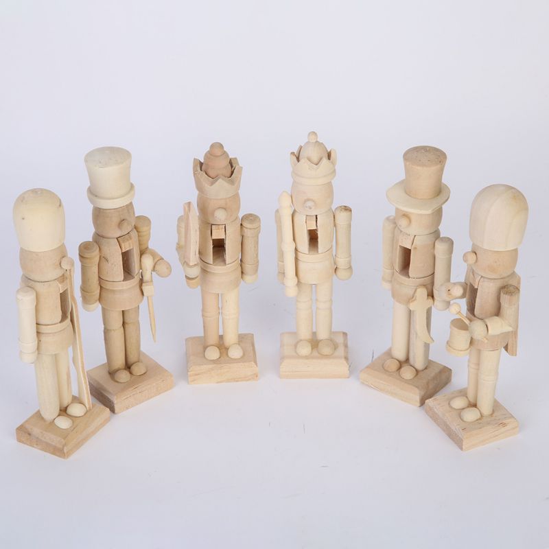 Wooden Blank Nutcrackers Set (6pcs) Wooden Blank Nutcrackers Set (6pcs)