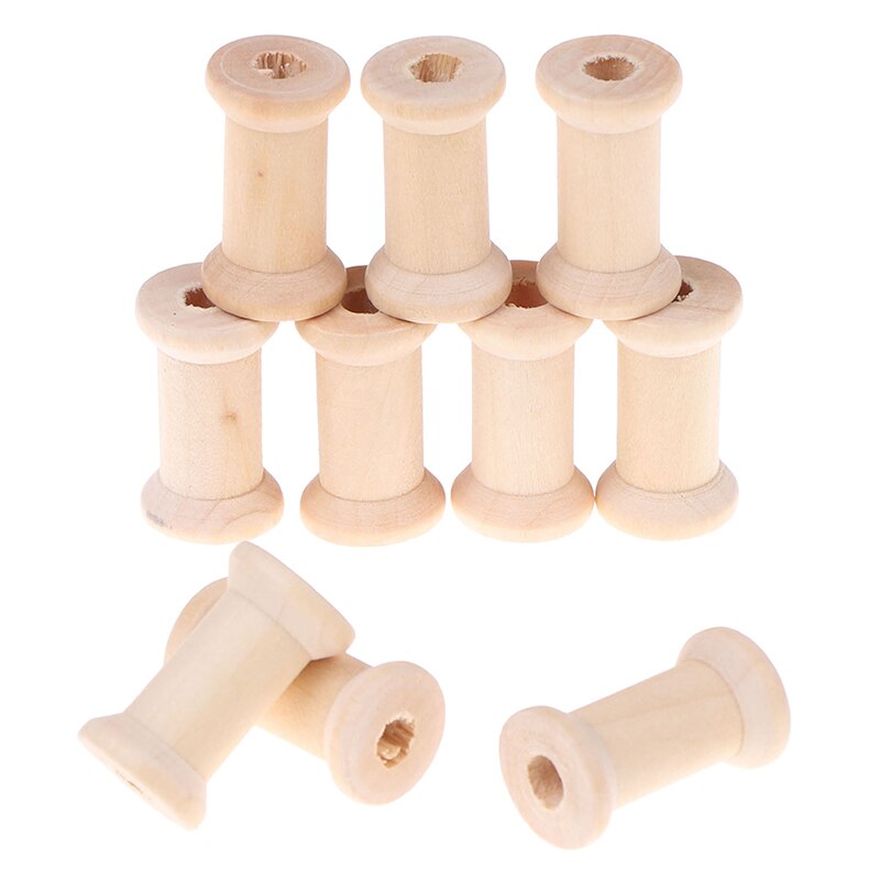 Wooden Bobbins Empty Spools (10pcs) Wooden Bobbins Empty Spools (10pcs)