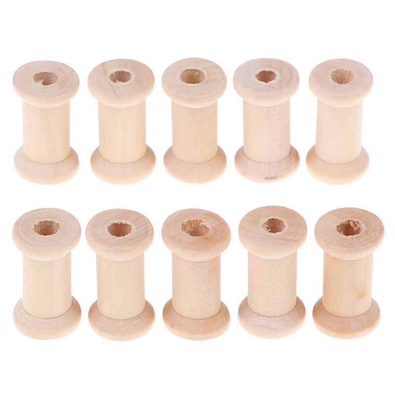 Wooden Bobbins Empty Spools (10pcs) Wooden Bobbins Empty Spools (10pcs)