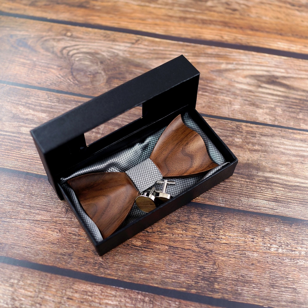 Wooden Bowtie Gentleman Accessory Wooden Bowtie Gentleman Accessory